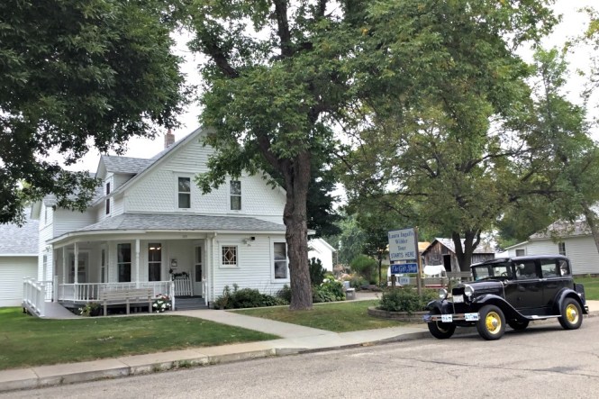 McCall's Model A Parked in front of Museum